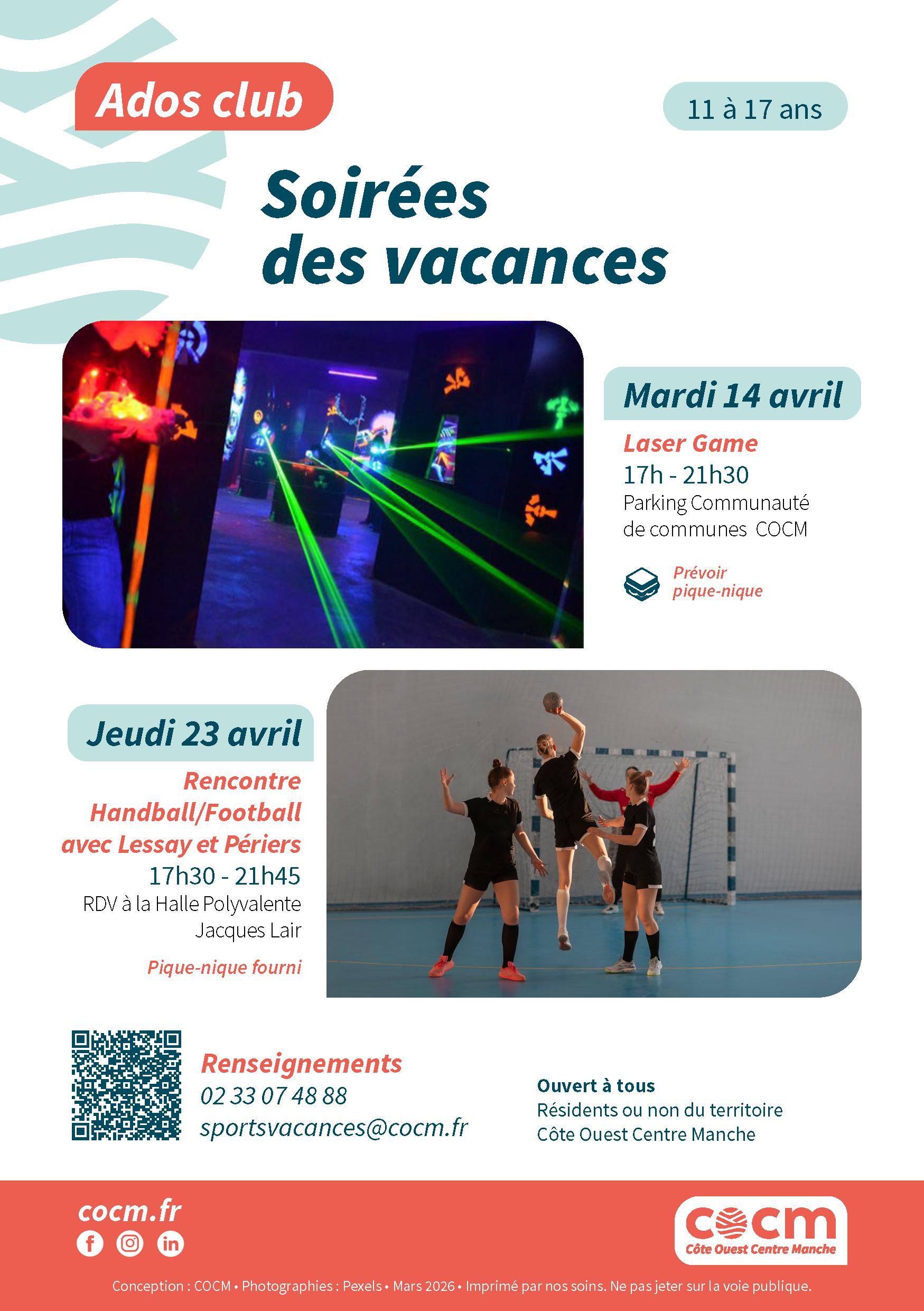 Soirée ados club pendant les vacances scolaires, enfants et ados à La Haye